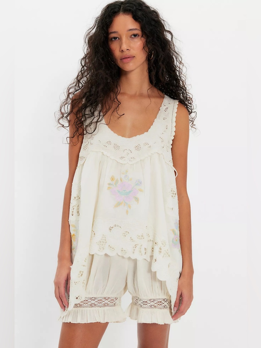 Free People Intimately Eye Catcher Bloomsie Romper